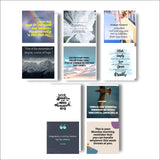 woopme Inspirational Quotes Bookmark Magnetic for Students Book Lovers Readers Gift Magnetic Page Clips Folding 5 PCs