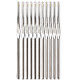 Nexgen Trends Tulip Crochet Hooks For Aari Work, Handcrafts Ideal For Sweaters, Diy Craft Knitting Needle With Gold Point And Pl