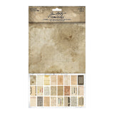 Tim Holtz Advantus IdeaOlogy Backdrops DoubleSided Cardstock 6X10 24/PkgVolume #4 Art Craft, Multi