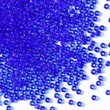 4mm Royal Blue Seed Beads for Jewelry Making 200 Grams About 3380 pcs,6/0 Glass Craft for Making Earrings, Bracelets, Pendants, 