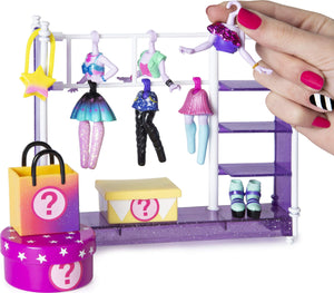 Off the Hook Style Studio, Fashion Fun Playset with 4-inch Small Doll and Fashions and Accessories, for Girls Aged 5 and Up