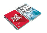 A5 Notebook (Unruled Wire Bound Spiral Notebook, Multicolors, Pack Of 2)