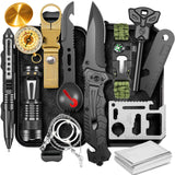 ASTNES Gifts for Men Him Dad, Survival Kits and Equipment 14 Pcs, Christmas Stocking Stuffers, Anniversary Birthday Gifts for Hu