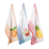 DII Watermelon Collection, Summer Fun, Dishtowel (Set of 3) Hello Summer