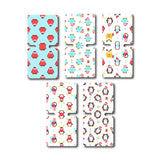 woopme Little Penguins Magnetic Bookmark for Students Kids Book Lovers Readers Gift Magnetic Page Clips Folding 5 PCs