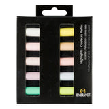 Rembrandt Soft Pastel Micro Set, 10-Piece Half Sticks, Highlights Selection