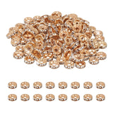 PATIKIL 8mm Rondelle Spacer Bead, 200 Pcs Crystal Rhinestone Loose Bead Spacers for Jewelry Making, DIY Bracelets, Necklace, Ros