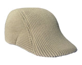 Solid Sea Green Classic Corduroy Golf/Newsie Cap For Men/Women/Boys/Girls/Unisex, Free Size (Sea Green)
