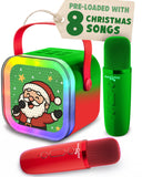 Move2Play, Mini Karaoke Machine for Kids | Built-in 8 Christmas Songs | Bluetooth Speaker with Microphones | Voice Effects | Tod