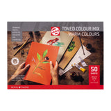 Talens Toned Colour Pad Warm, A3, 50 Sheets, 180 g/m