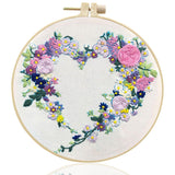 Maydear Embroidery Kit for Beginners Patterns Punch Needle Kit,Cross Stitch Kits,French Stamped Embroidery Starter Kit Adults In
