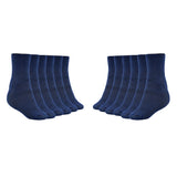 Mukhaksh (Pack Of 4 Pairs = 8 Socks Boys Winter Woolen Warm Navy Blue Ankle Socks