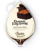 Shortie's Candle Company Chocolate Fudge Brownie Natural Soy Wax Melts - 1 Highly Scented 3 Oz. Bar - Made with 100% Soy and Ess