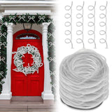 Arrowbash Christmas Mesh Tubing for Crafts Silver Deco Mesh Tubing for Wreath 8 mm x 25 Yards Metallic Foil Poly Tube Flexible M