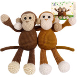 Crochetta Crochet Kit for Beginners, Crochet Kits with Step-by-Step Video Tutorials, Learn to Crochet Animal Kit for Adults, DIY