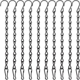 Mr. Carve Metal Premium 16 Inches Single Loop Hanging Chains For Garden Planters, Bird Feeders, Billboards, Chalkboards, Planter