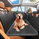Backseat Pet Bed Mat,Dog Bed for Car,Dog Seat Cover for Car Back Seat, Non-Slip Travel Pet Mat, Fit for Backseat Extenders and S