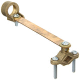 Burndy C11CSH2 Cast Bronze Clamp with Copper Strap, 1.25 Width, 8.5 Length, 1.75 Height