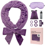 ZILAMPU Heatless Curls Overnight for Long Hair, Heatless Hair Curlers to Sleep In Overnight Curls, 70 Soft Velvet No Heat Hair C