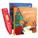 KOKODI Talking Pen Books Set, Interactive Audio Nursery Rhymes with Learning Pen, Educational Sensory Toy, Early Learning Gift f