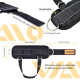 VAIIO Ankle Straps for Cable Machines,Adjustable Comfort fit Neoprene, Reinforce Double D-Ring - Premium Ankle Cuffs to Improve