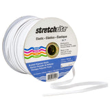 Stretchrite 1/4 Inch Braided Polyester Elastic for Sewing and Crafting, 1/4Inch by 144Yards, White