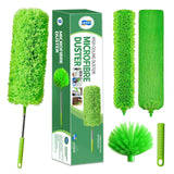 dusters for Cleaning extendable Long Handle,Webster Cobweb Duster with Extension Pole,Spider Web Remover Brush with Pole,Outdoor