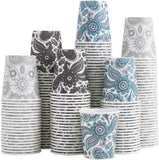 Clawsoff [300 Pack] 3 oz Disposable Paper Cups, Small Mouthwash 3 OZ Mini Bathroom Cups 3 Ounce for Supermarket, Birthday Party,