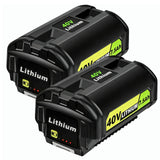 ULDERTRA 2Packs High-Capacity 7.5Ah Replacement Battery for Ryobi 40V Battery - Extended Life and Reliable Performance
