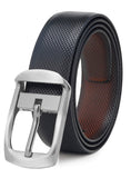 Zacharias MenS Pu Leather Reversible Belt Hikok03 (Black & Brown; Free Size) Pack Of 1