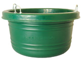 Horsemen's Pride Horse Feed Tub, Large, 30 Quarts, Green