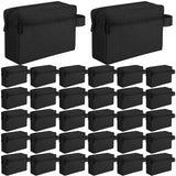 Paterr 32 Pcs Travel Toiletry Bag for Men Women Large Water Resistant Shaving Bag Hanging Cosmetic Bag Makeup Travel Pouch Folda