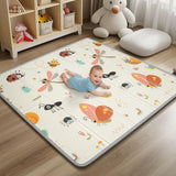 Foldable Baby Play Mat - PIGLOG 0.6inch Thick Waterproof Playpen Mat for Babies and Toddlers Kids, 50X50 Safe Foam Playmat for T