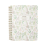 Fringe Studio 2026 Spiral Weekly Planner, Aug 2025 - Dec 2026, 17 Month, Paperback Cover, EUCALYPTUS MIX , 8w x 10h, 240 Pages (