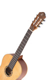 Ortega Guitars 6 String Family Series Full Size Nylon Classical Guitar W/Bag, Right, Cedar Top-Natural-Satin, (R122)