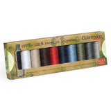 Gutermann 100% Recycled Polyester SewAll Thread 10010 Basic Coloured Reels, One Size, Multi