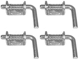 Buyers Products B2596 Heavy Duty Spring Latch Assembly Without Keeper, 4 Pack, 3-1/2 Handle, Spring Loaded Latch Pin, Zinc-Plate