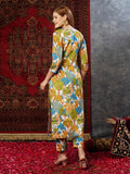 Gosriki Women'S Cotton Blend Straight Printed Kurta With Pant (Samlok Sky Blue-Gs_Xxl_Sky Blue_Xx-Large),Sky Blue,2,B0D4VKF4GR