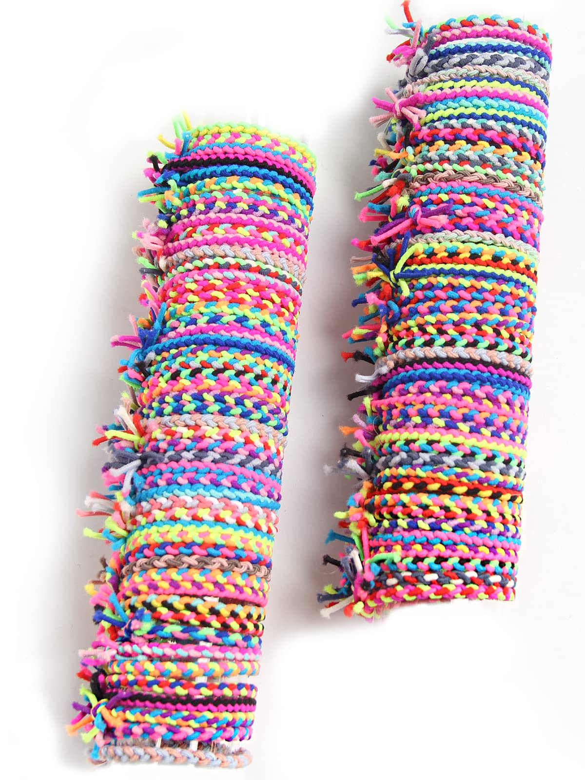 Braided Elastic Hair Ties Hair Ropes Rubber Bands Ponytail Holder Thick Thin Hair Scrunchies Accessories for Women Girls (Random