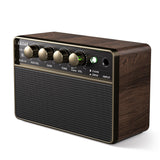 AKLOT Guitar Amp Portable Rechargeable: 10W Mini Electric Guitar Amplifier with Clean/Drive Channels, Wireless Audio, USB-C, 6H 