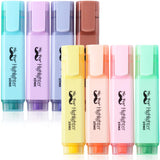 Mr. Pen Pastel Highlighter, 8 pcs, Tank Style, Chisel Tip, Cute No Bleed Bible Highlighter, School Supplies