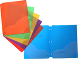 Filexec 2Pocket Folder, 3Hole Punched, Assorted (Pack of 12) (501203197), Blueberry, Strawberry, Grape, Lemon, Lime, Tangerin
