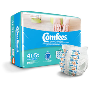 Cmf-B4 - Comfees Training Pants Boys, 4T/5T, 19 Count (X6)