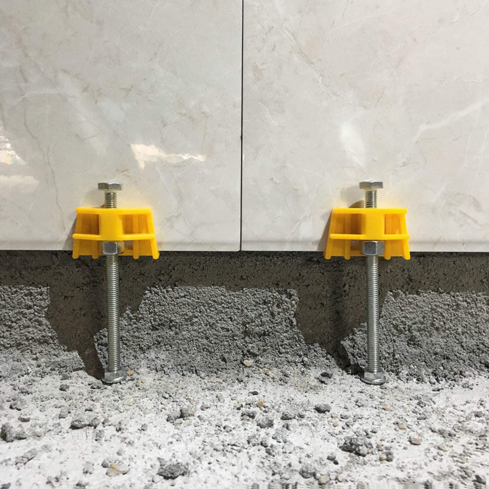 10 Packs Wall Tile Leveling Apparatuses Portable Tile Lifting Tool Adjustable Height Locator For Building Walls & Floors, Doors 