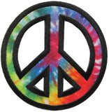 Simplicity Rainbow Peace Sign Applique Clothing Iron On Patch, 2.75 D