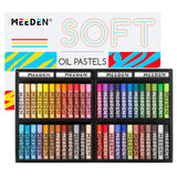MEEDEN Soft Oil Pastels Set: 48 Colors with Extra 4 White Oil Pastels for Artists Beginners Adults Teachers - Vibrant Oil Pastel