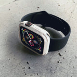 elkson Compatible with Apple Watch 44mm Bumper Case, Quattro Series Rugged Case for Apple Watch SE 2 and iWatch Series 6 5 4, Mi