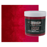 Soho Urban Artist Heavy Body Acrylic Paint - 500 ml Jar - Alizarin Crimson - Thick, Rich Color, Excellent Coverage, Professional