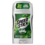 Speed Stick Antiperspirant Deodorant for Men, Irish Spring Celtic Ice - 2.7 ounce (6 Pack)