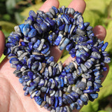 400pcs Natural Chip Stone Beads for Jewelry Making Lapis Lazuli 5-8mm Irregular Gemstones Healing Crystal Loose Rocks Bead Hole 